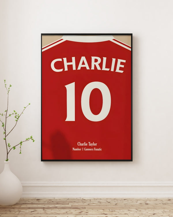 Custom Charlie Football Shirt Print