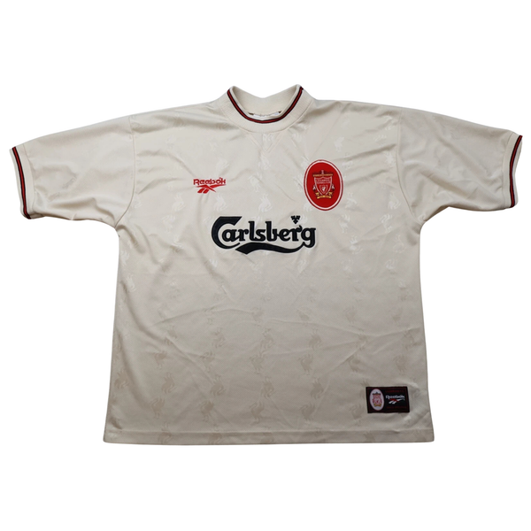 Retro 1996-97 Liverpool Reebok Away Football Shirt