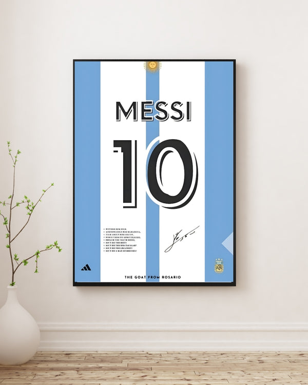 Lionel Messi Argentina Poster