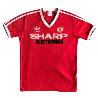 Retro 1982-83 Manchester United Adidas Home  Football Shirt