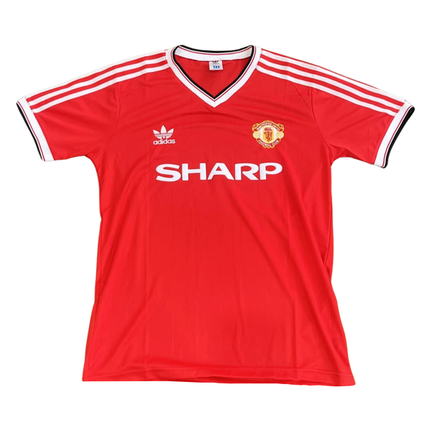 Retro 1988-90 Manchester United adidas Home Football Shirt
