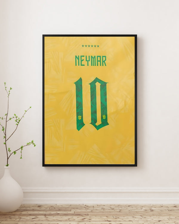 Mbappe Ronaldo Messi Neymar Poster