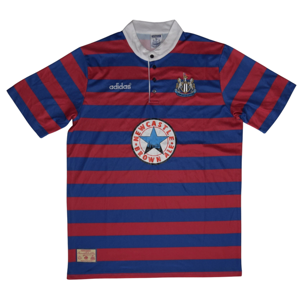 Retro Purple Newcastle United FC Memorabilia Football Shirt