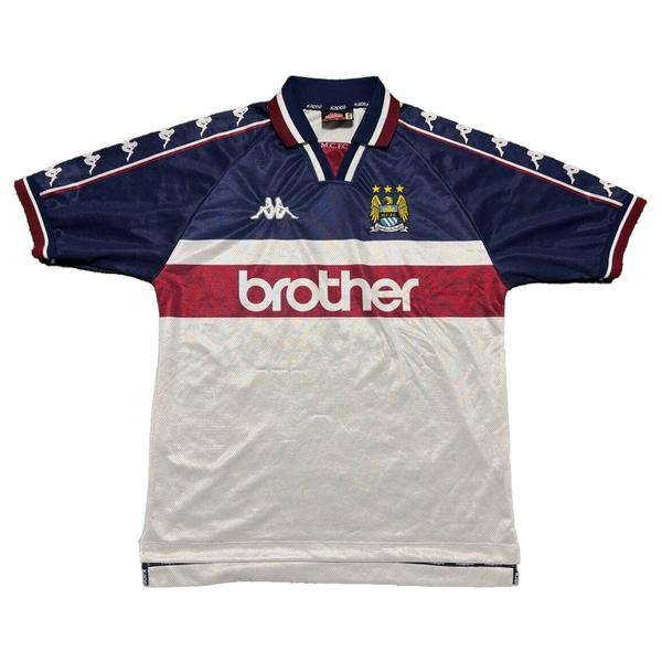 Retro 1997-98 Manchester City Away Football Shirt