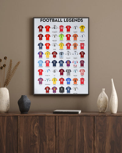 Football legends poster