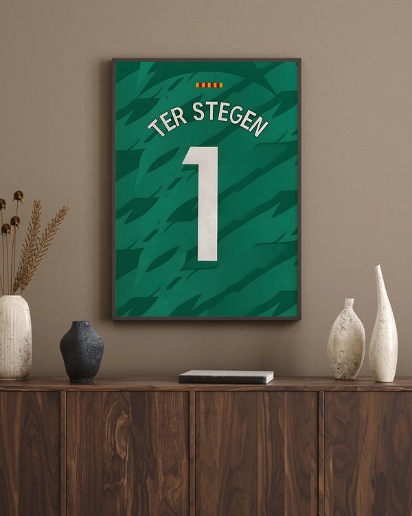 Printable Ter Stegen Shirt Poster