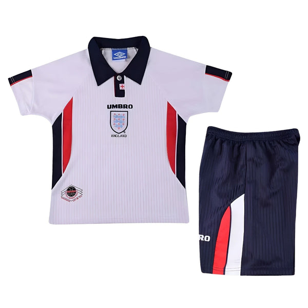 Retro England Home 1998 - KIDS SET Footballl Shirt