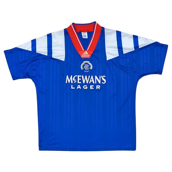 Retro Rangers 1992 - 1994 Home Football Shirt