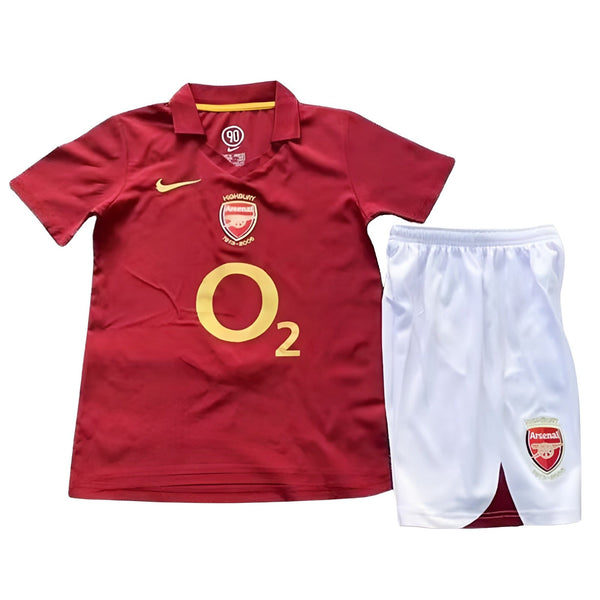 Retro Arsenal Away Kids Kit 2005/2006 Football Shirt