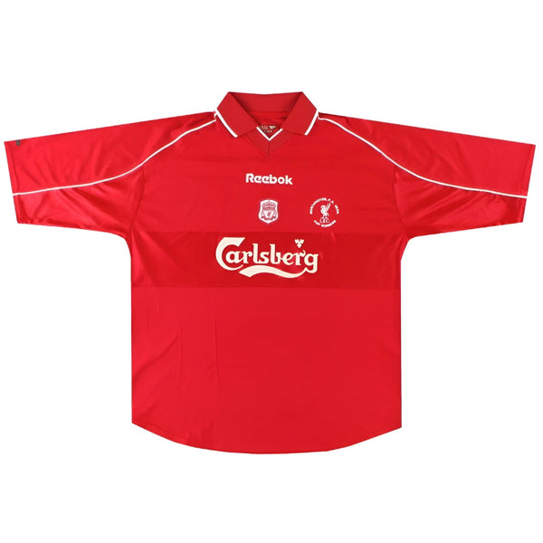 Retro Liverpool Home Uefa Cup Final Shirt 2000/2001 Football Shirt
