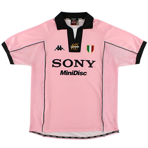 Retro 1997-98 Juventus Pink Centenary Away  Football Shirt
