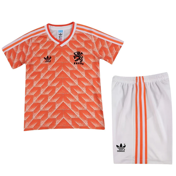 Retro Holland Home Kids Kit 1988 Football Shirt