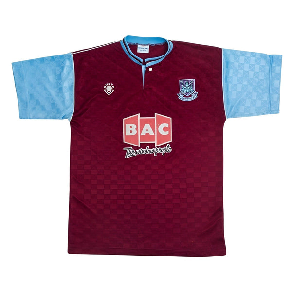 Retro West Ham Home Shirt 1989/1990 Football Shirt