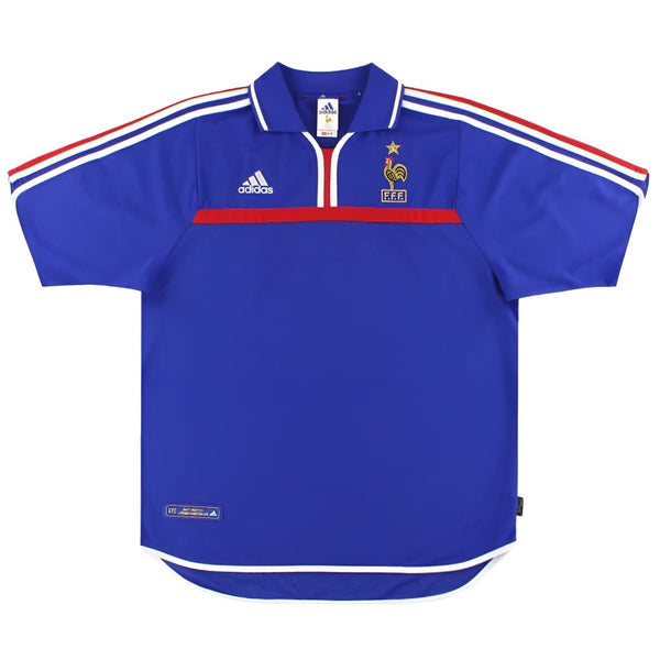 Retro France Home Shirt 2000 Football Shirt
