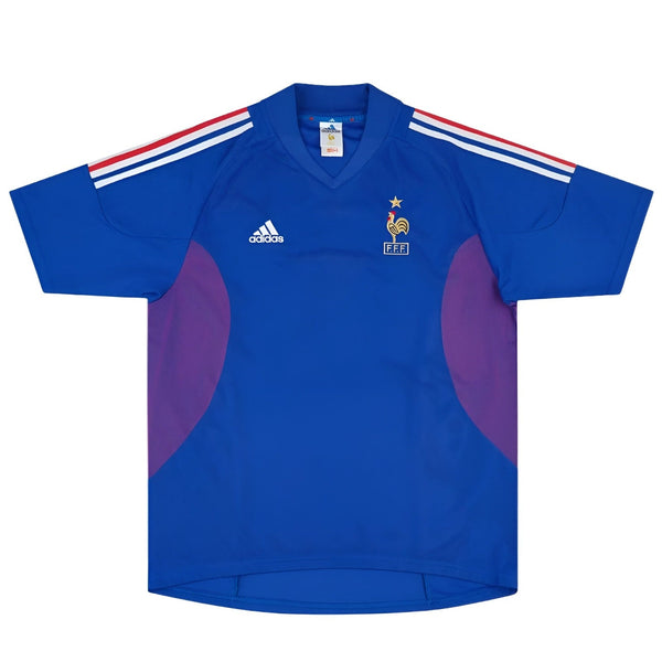 Retro France Home Shirt 2002 Football Shirt